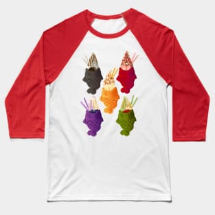 Taiyaki Ice Cream Baseball T-Shirt